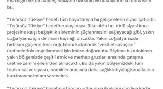 Ömer Çelik'ten 'Terörsüz Türkiye' Vurgusu