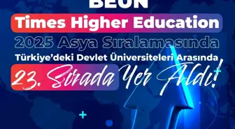 Zonguldak Bülent Ecevit Üniversitesi, 2025 Asya Sıralamasında 23. Sırada