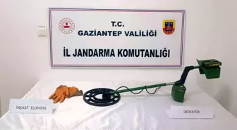 Gaziantep'te Kaçak Define Kazısı Yapan 3 Şahıs Suçüstü Yakalandı