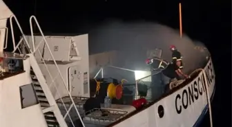 Gazze'ye Yardım Götüren Tekne SİHA Saldırısına Uğradı