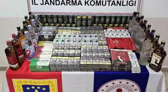 Kilis'te Yol Kontrolü: 3 Şüpheli Gözaltına Alındı, Kaçak Ürünler Ele Geçirildi