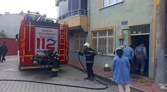 Samsun Bafra'da Yangın Kısa Sürede Söndürüldü
