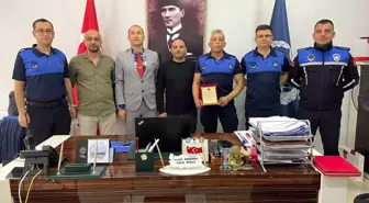 Bilecik'te Zabıtaya Teşekkür Plaketi Verildi