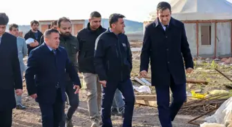 Bilecik’te Gençlik Kampı ve Tematik Park İnşaatında İnceleme