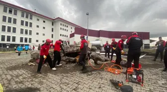 İkinci Acil Yardım ve Afet Yönetimi Tatbikatı Gerçekleştirildi