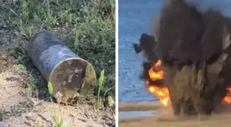 İznik Gölü'nde 105 yıllık patlamamış top mermisi bulundu