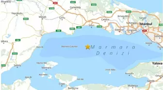 Marmara Denizi'nde 3.7 Büyüklüğünde Deprem