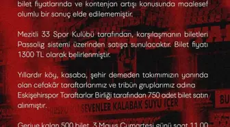 Eskişehirspor, Mezitli Maçı İçin Taraftar Kontenjanını Artıramadı