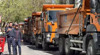 Sarıyer'de Yol Çöktü, Onarım Çalışmaları Başladı