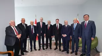 TBMM Başkanı Kurtulmuş, Aksakallar Konseyi ile bir araya geldi