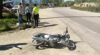 Kütahya'da Motosiklet Kazası: Sürücü Yaralandı