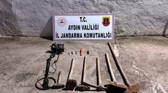 Didim'de Kaçak Kazı Yapan Üç Şüpheli Suçüstü Yakalandı