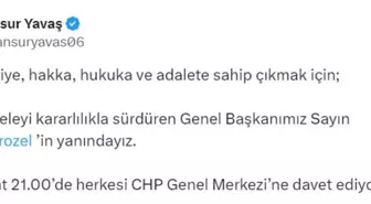 Mansur Yavaş, CHP Genel Merkezi'nde Toplanma Çağrısı Yaptı
