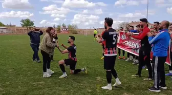 Futbol Maçında Evlilik Teklifi: Derinkuyugücü'nden Romantik Anlar