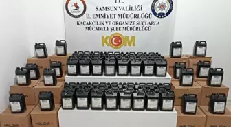 Samsun'da 1 Ton Etil Alkol Ele Geçirildi