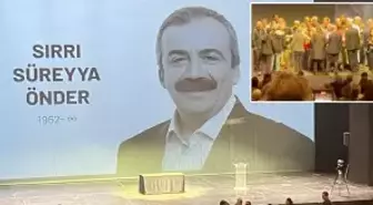 Sırrı Süreyya Önder'e veda! Cenazesi salona böyle getirildi