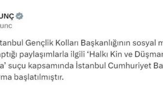 Adalet Bakanı Yılmaz Tunç, Zafer Partisi Gençlik Kolları Hakkında Soruşturma Başlattı