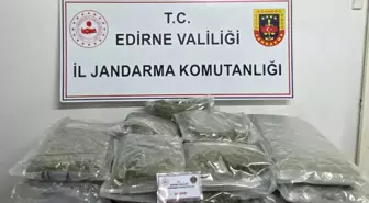 Edirne'de Durdurulan Araçta 16,5 Kilo Skunk Ele Geçirildi