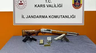 Arpaçay'da Silah ve Mühimmat Ele Geçirildi, 1 Gözaltı