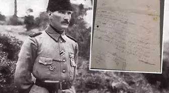 Atatürk'ün Fedai Müfrezesine verdiği el yazısı emir ortaya çıktı