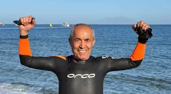 Ali Bıdı, Gelibolu'daki Triatlon Şampiyonası'nda Birinci Oldu