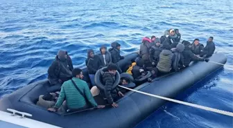Didim'de 42 Düzensiz Göçmen Kurtarıldı