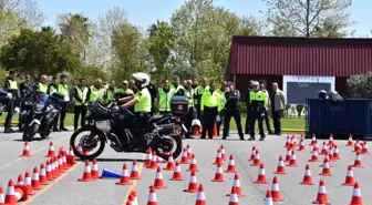 Samsun'da Motosikletli Şahin Timleri Eğitim Kursu Denetlendi