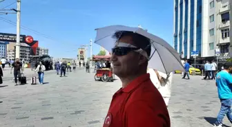 İstanbul'da Bahar Havası Taksim'de Vatandaşları Bunalttı