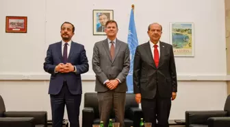 KKTC Cumhurbaşkanı Tatar ile Rum Yönetimi Başkanı Hristodulidis Görüşme Gerçekleştirdi