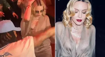 Madonna sevgilisinin doğum gününde çılgınca eğlendi