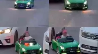 Mersin'de Akülü Araca Çarpan Otomobil Kazası Kamerada