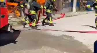 Bolu'da Yabancı Uyruklu Kişilerin Yaşadığı Evde Yangın