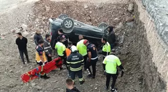Hatay'da Ters Dönerek Takla Atan Araçta Sürücü Yaralandı