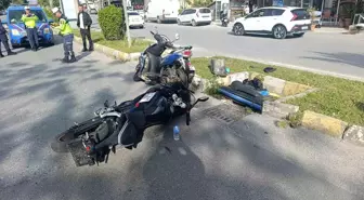 Manavgat'ta Motosiklet Kazasında 1 Yaralı