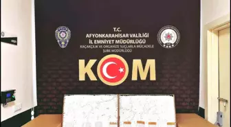Afyonkarahisar'da 9 Bin 500 Adet Kaçak Makaron Ele Geçirildi