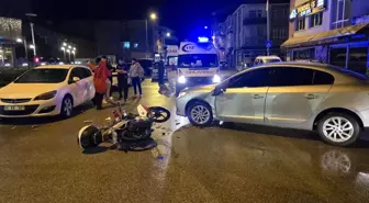 Polatlı'da Motosiklet ve Otomobil Çarpıştı: 1 Yaralı