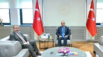 Mustafa Destici, Ulaştırma Bakanı Uraloğlu'nu Ziyaret Etti
