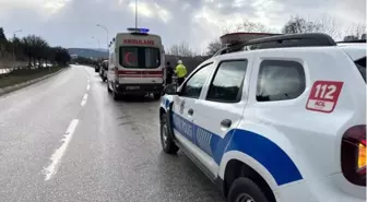 Bilecik'te Motosiklet Devrildi, Sürücü Yaralandı