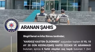 Bingöl'de Aranan Zanlı Yakalandı