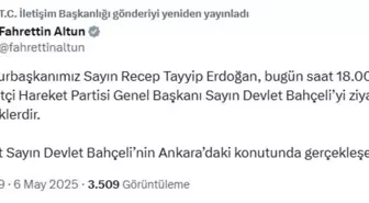 Cumhurbaşkanı Erdoğan, Bahçeli'yi ziyaret edecek