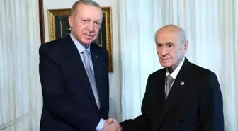 Cumhurbaşkanı Erdoğan, MHP Genel Başkanı Bahçeli ile bir araya geldi