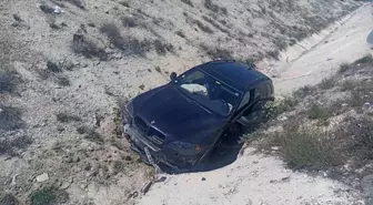 Malatya'da Kontrolden Çıkan Otomobil Devrildi, 1 Yaralı