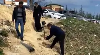Bolu'da Hastane Yolu Tepkileri: Kumlu Rampada Düşüşler