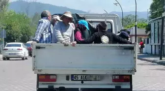 Turgutlu'da Tarım İşçileri Emniyetsiz Taşınıyor