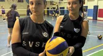 Tekirdağ'daki İkizlerden Voleybol Hedefi: Milli Takım