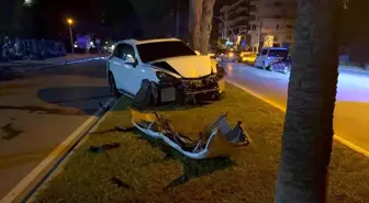 Gazipaşa'da Aşırı Hızla Giden Otomobil Ortalığı Kırdı Geçti