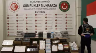Edirne Kapıkule Sınır Kapısı'nda Kaçak Elektronik Sigara ve İlaç Operasyonu