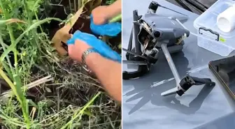 Polis, uyuşturucu sevkiyatı yapılan dronu vurarak düşürdü