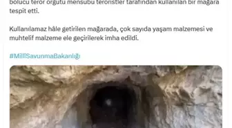 MSB'den Irak'taki Mağara Operasyonu Görüntüleri