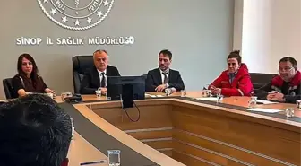 Sinop'ta Afet Sağlık Grubu Operasyon Planı Tatbikatı Toplantısı Düzenlendi